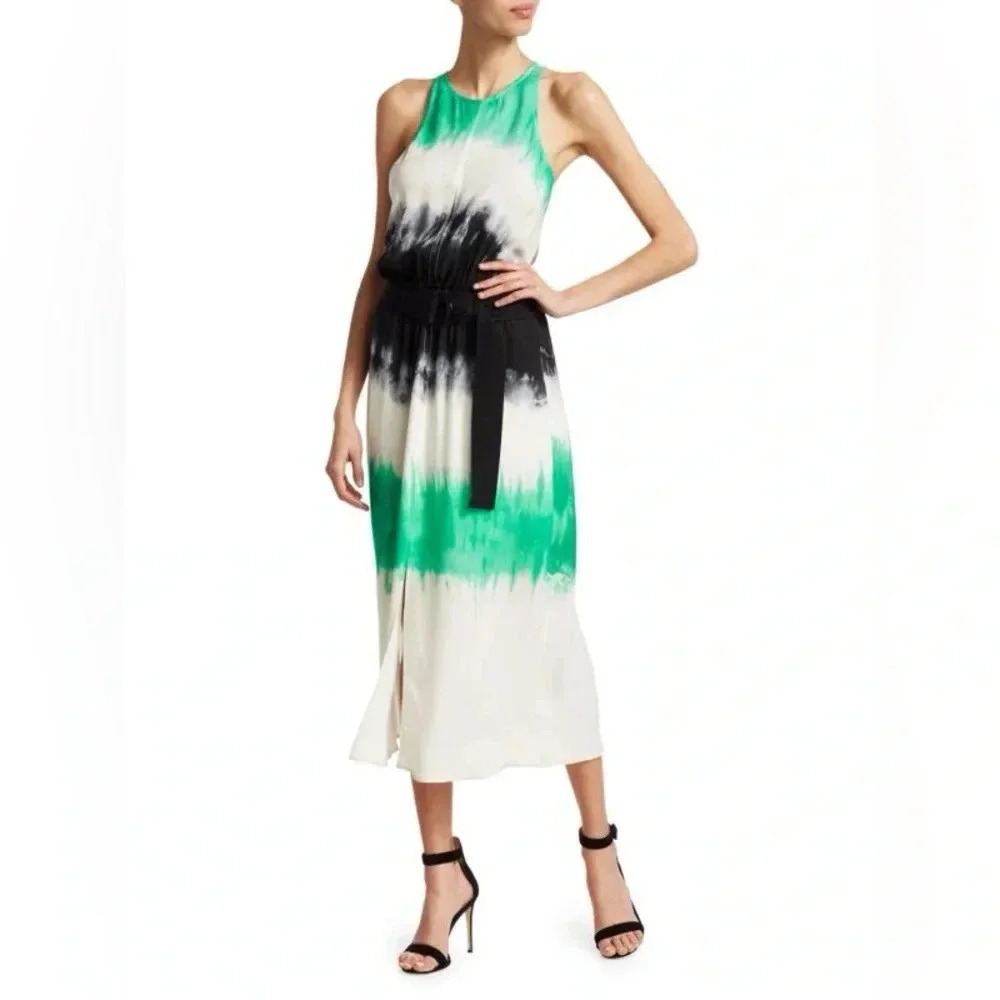 A.L.C Tallulah Tie-Dye Silk Maxi Dress
